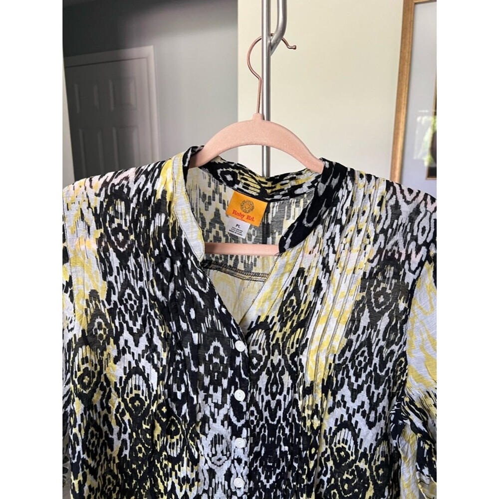 Ruby Rd. Button-Down Shirt - Picture 3 of 5